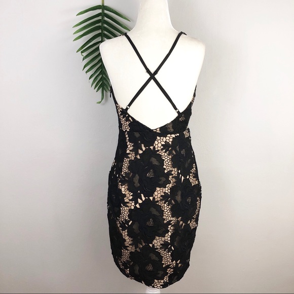 Stylestalker | Revolve “Scarlet” Plunge Lace Dress - Picture 7 of 13